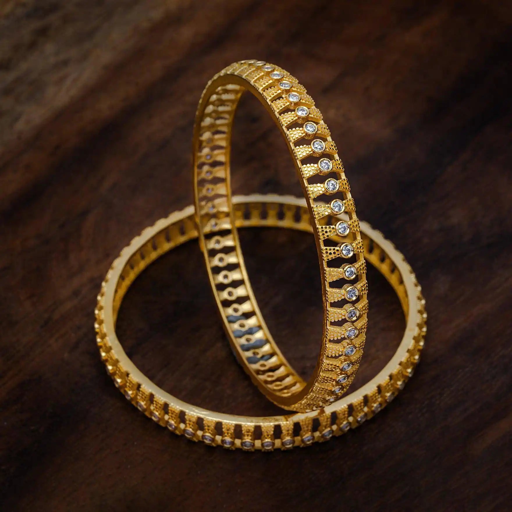 Bangle PSB36W-28-052 - Parakkat Jewels