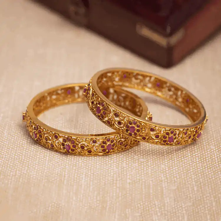 Bangle PSGRBSR1R6-26-002 - Parakkat Jewels