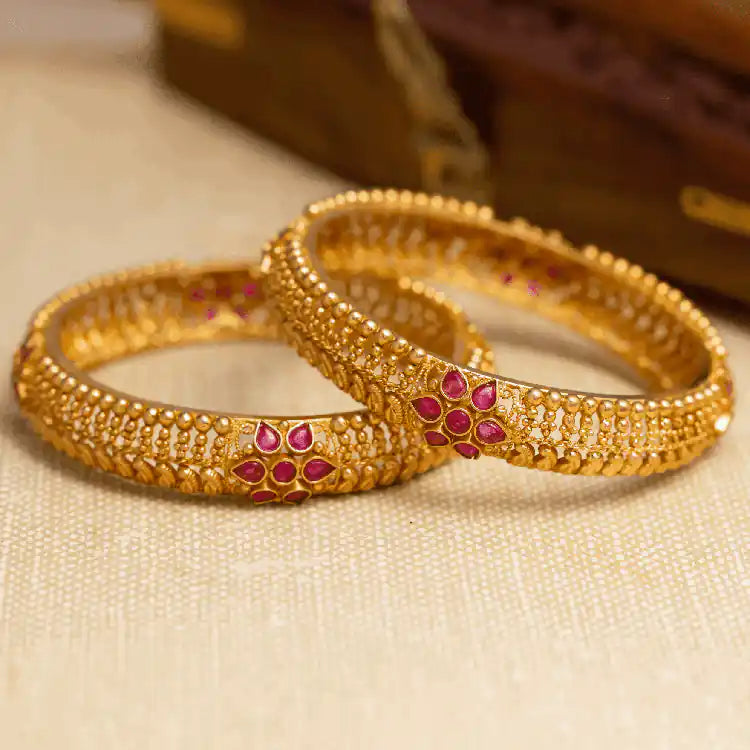 Bangle PSGRBSR2R-006 - Parakkat Jewels