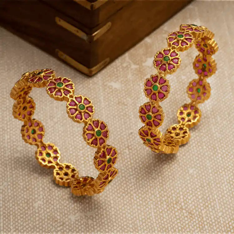 Bangle PSGRBSR4RG-26-006 - Parakkat Jewels