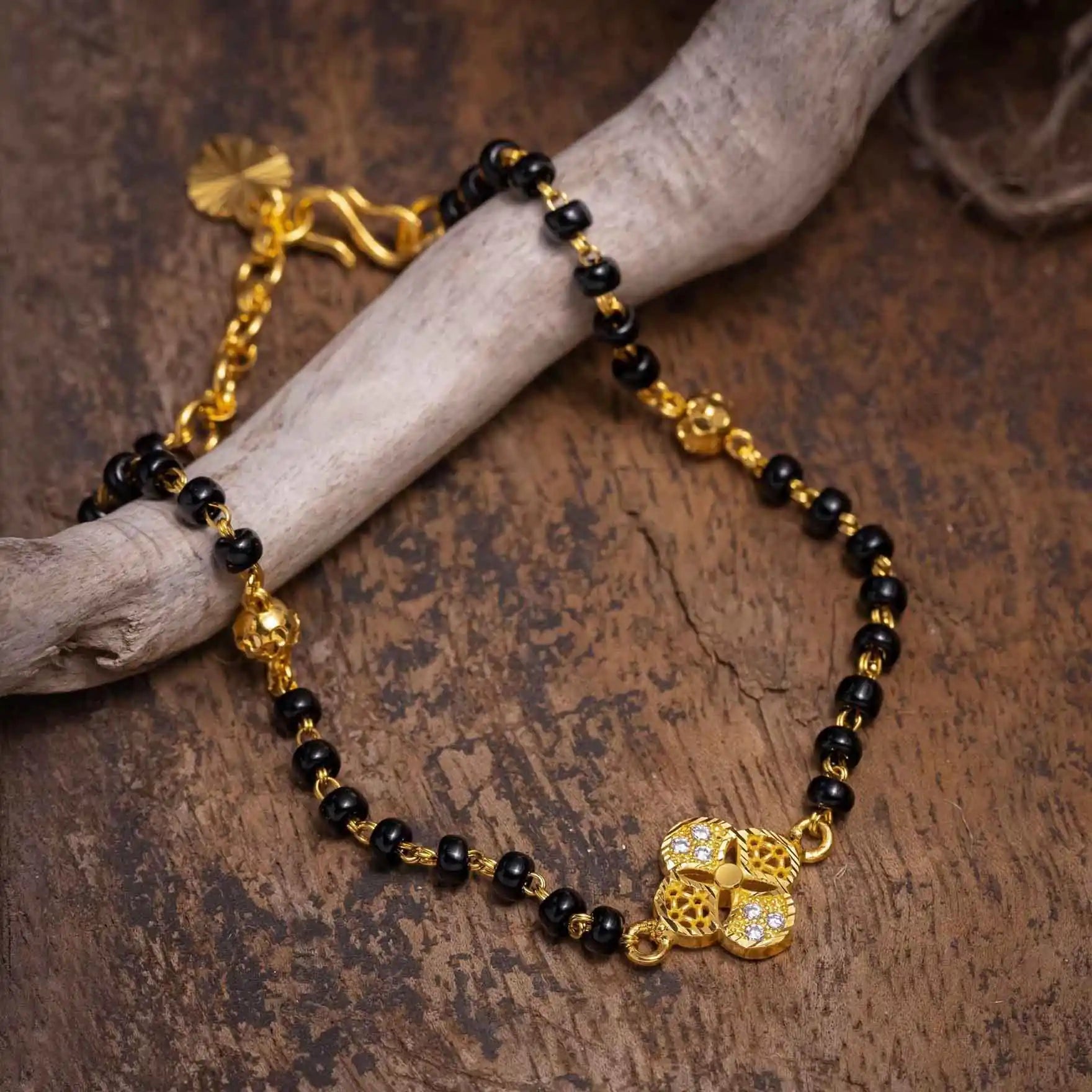 Premium Black Beads Bracelet