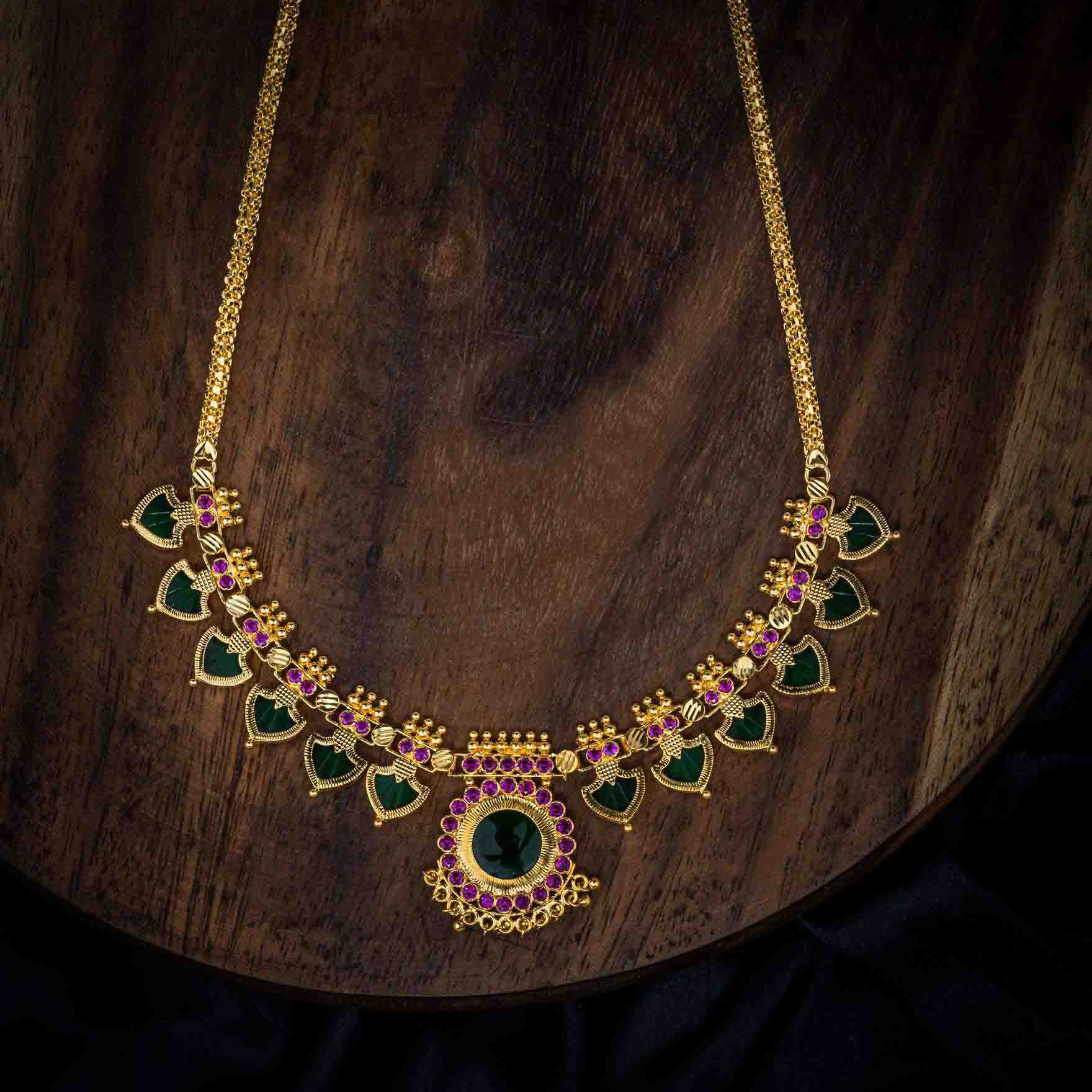 Necklace PSPKNPG3-037 - Parakkat Jewels