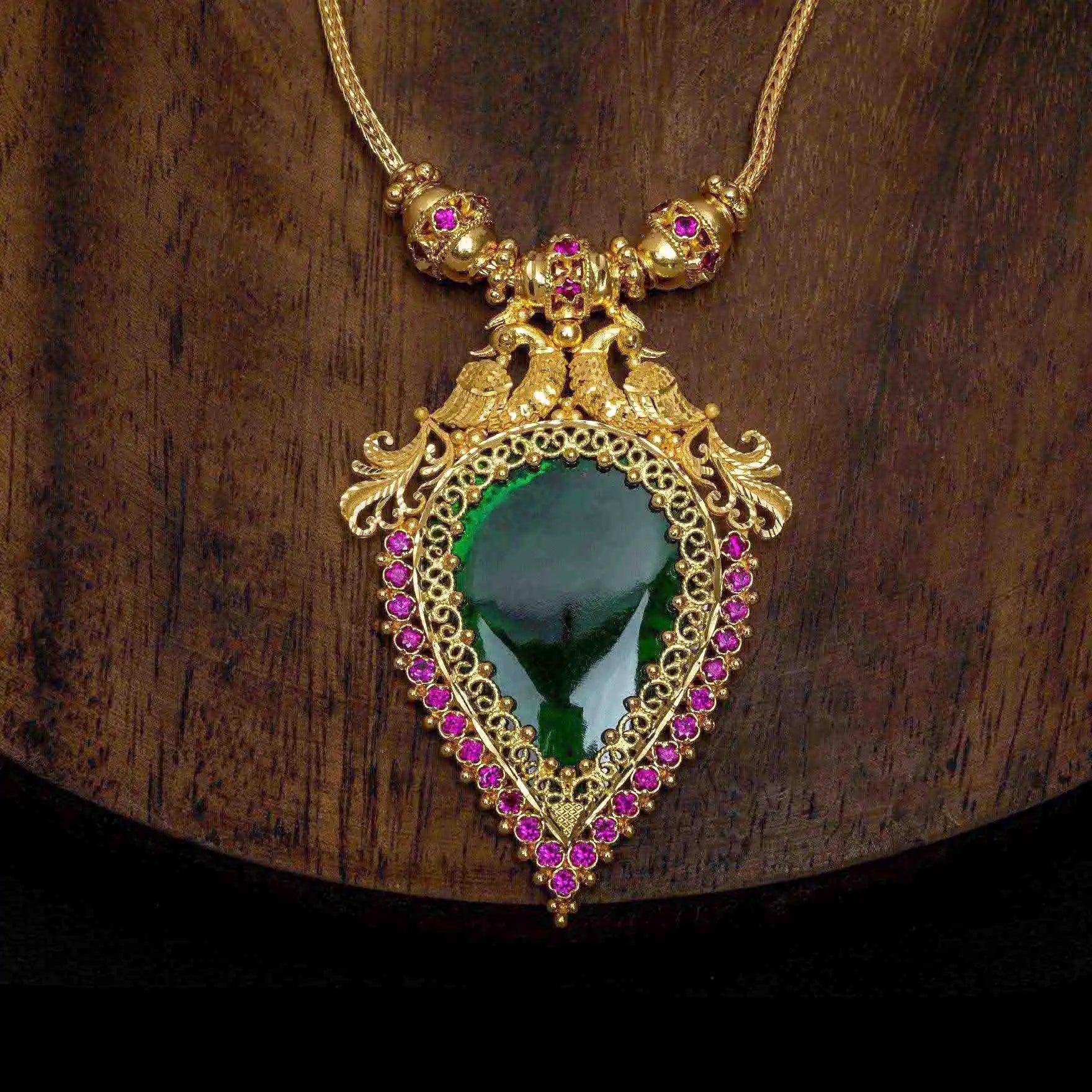 Necklace PSPKNRG20-0311 - Parakkat Jewels