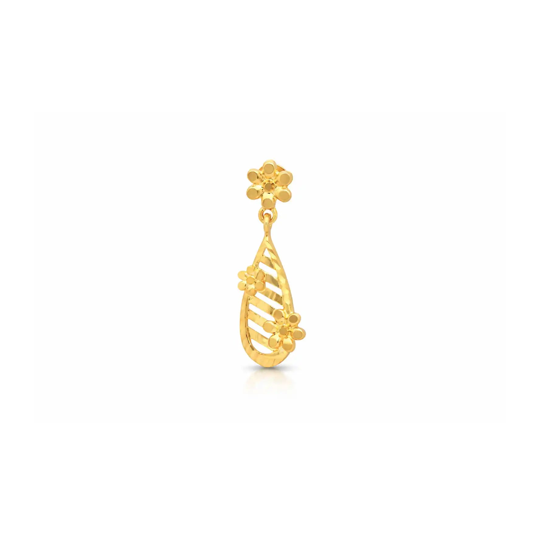 Golden Hanging Stud PGHST334-001