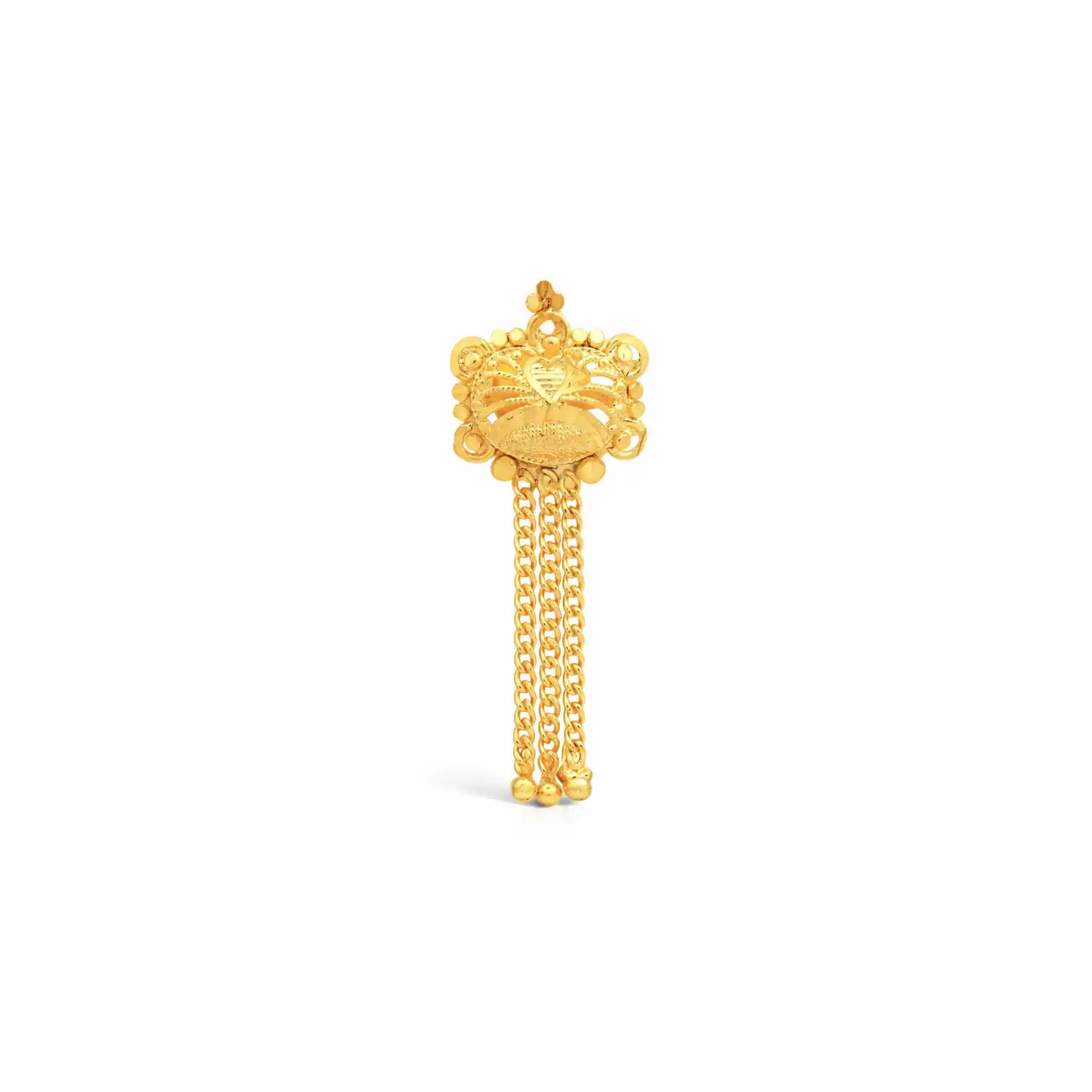 Golden Hanging Stud PGHST236-001