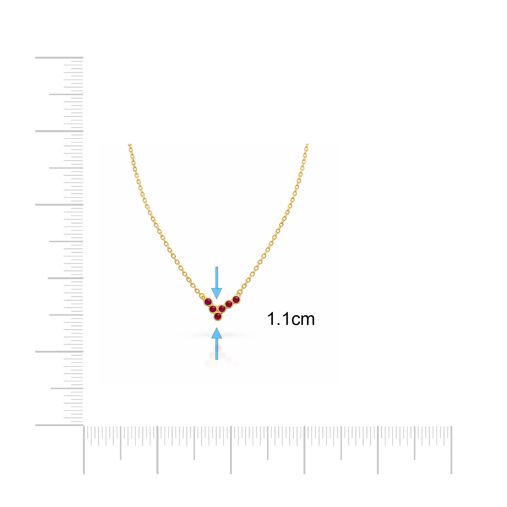 Stone Necklace PSNS84R-003