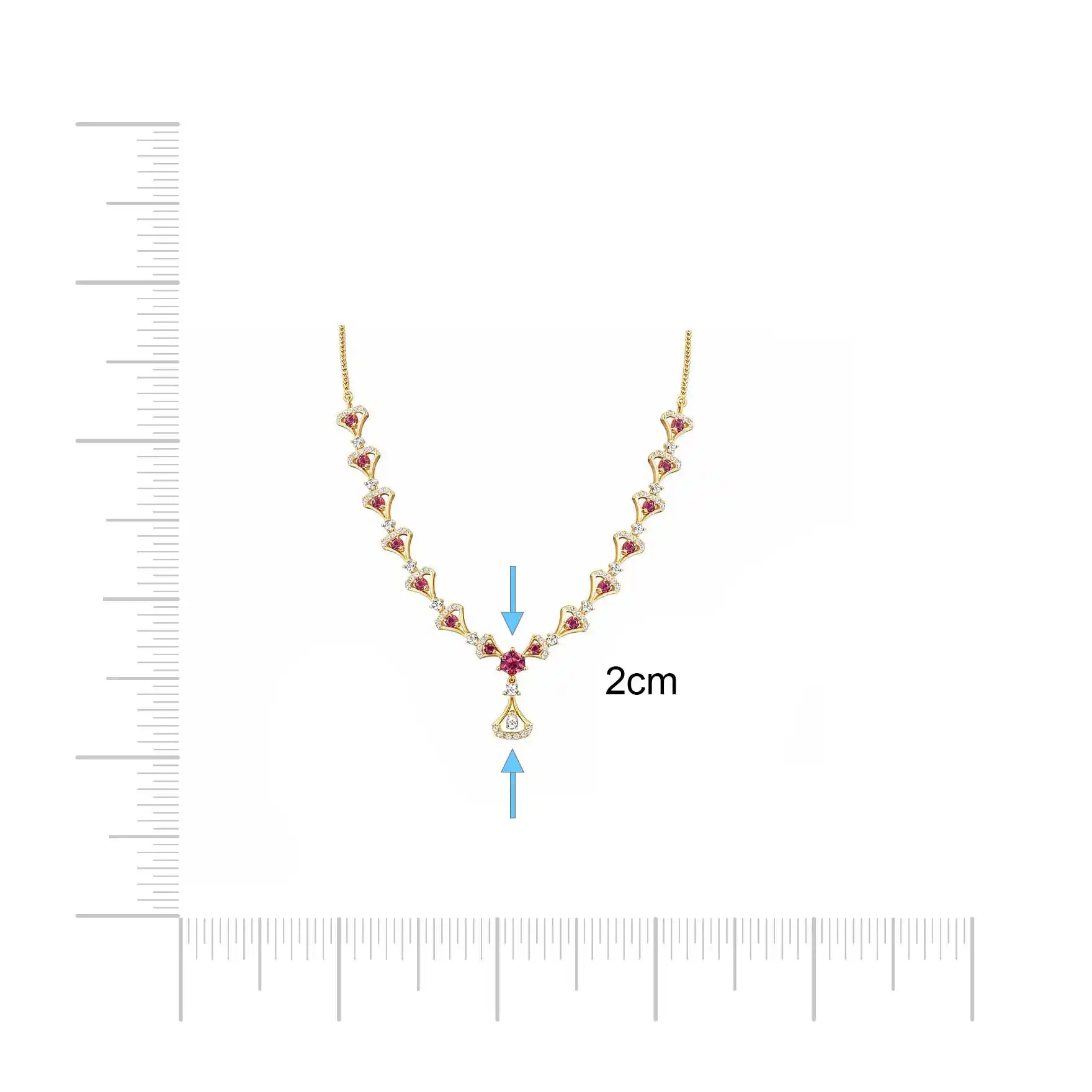 Stone necklace stud PSNS129WR-035, PSHST291WR-041