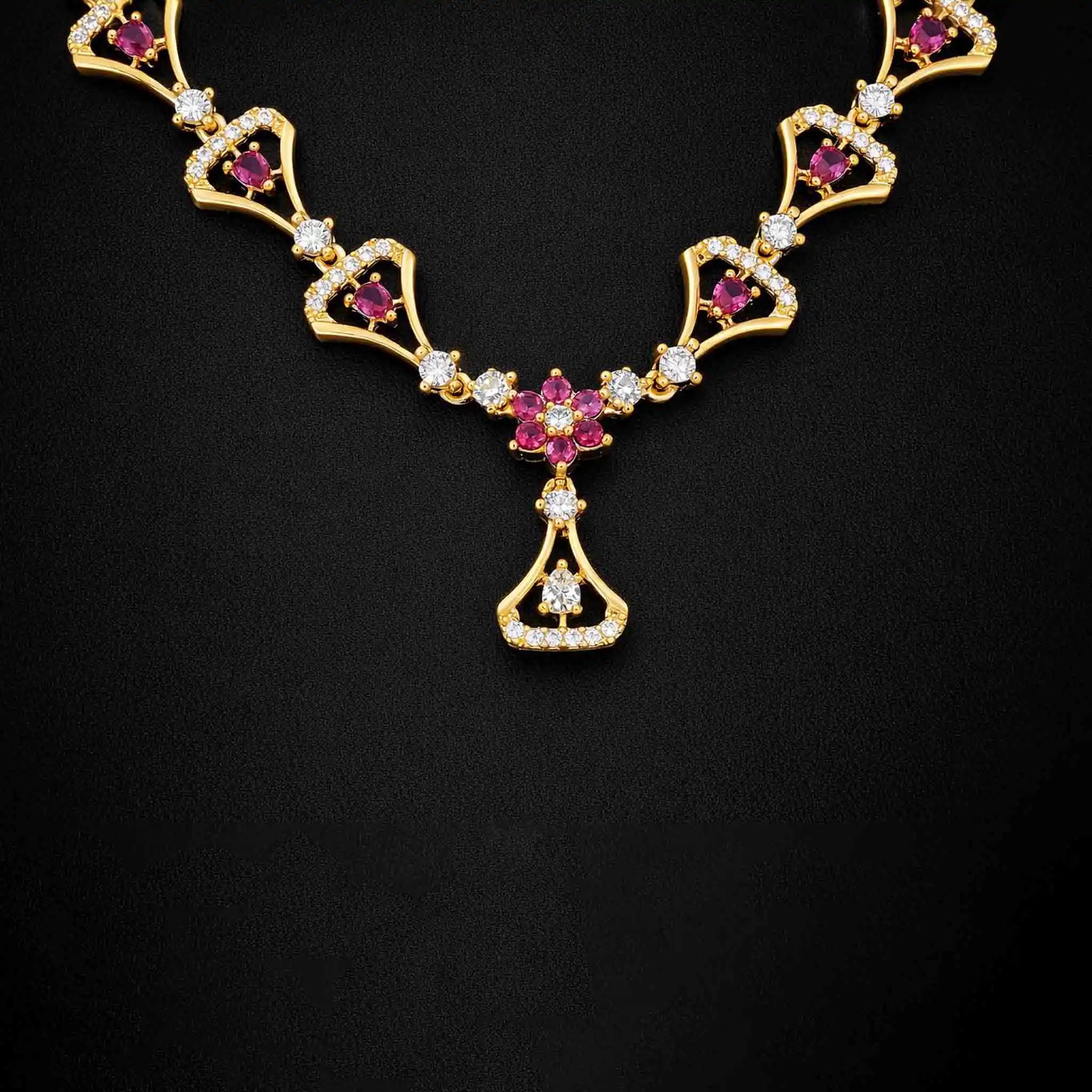 trendy stone necklace online