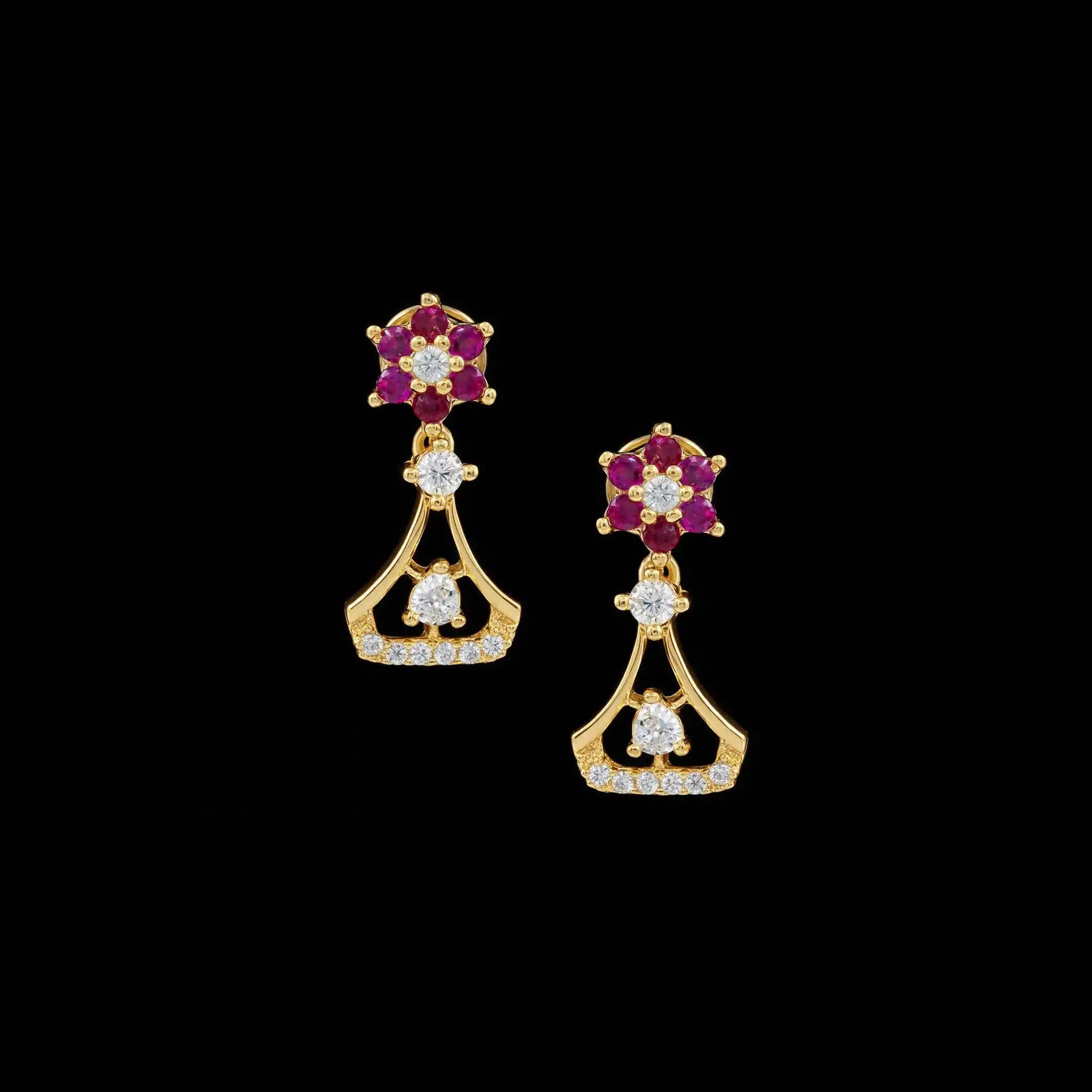 Stone necklace stud PSNS129WR-035, PSHST291WR-041
