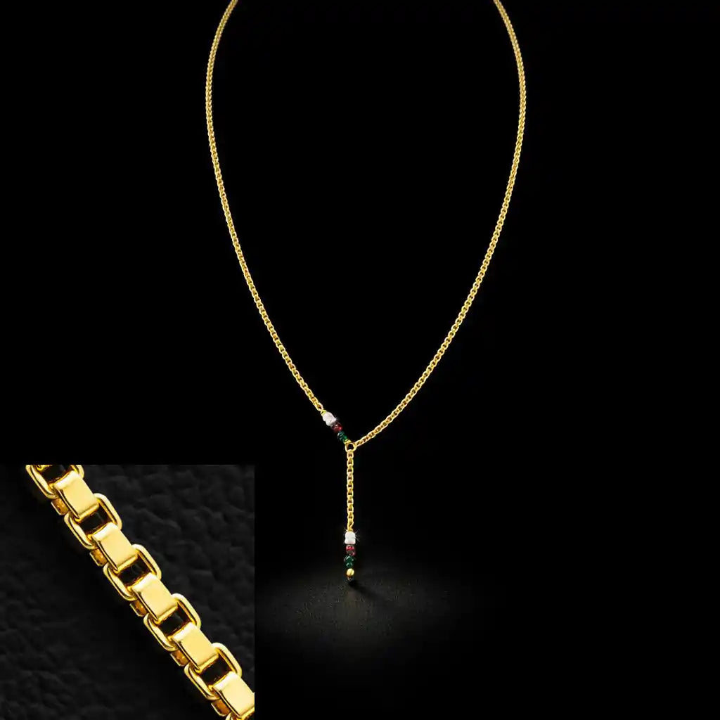 Multicolor Coral Stone Necklace