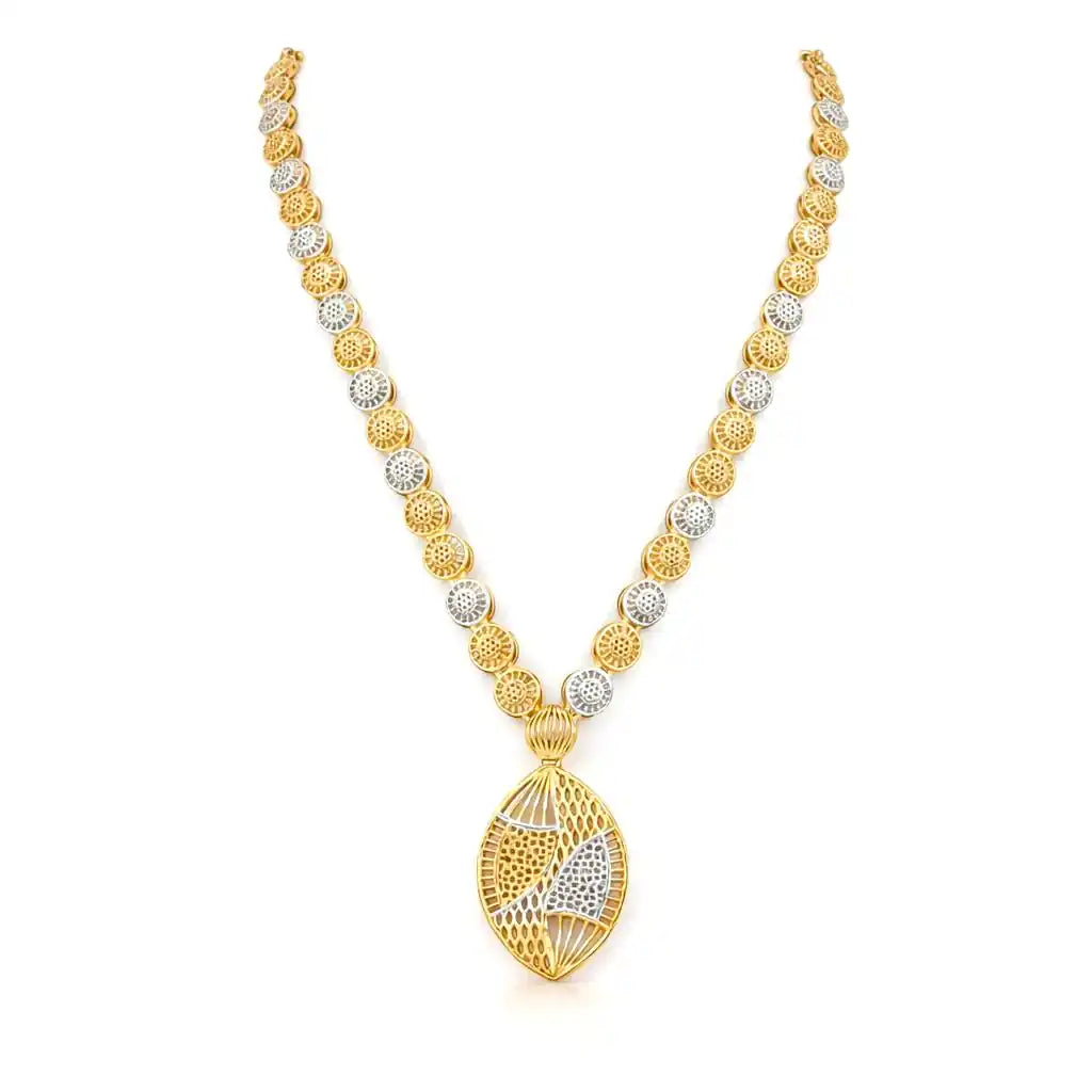 Rhodium Necklace PRGNM15-036