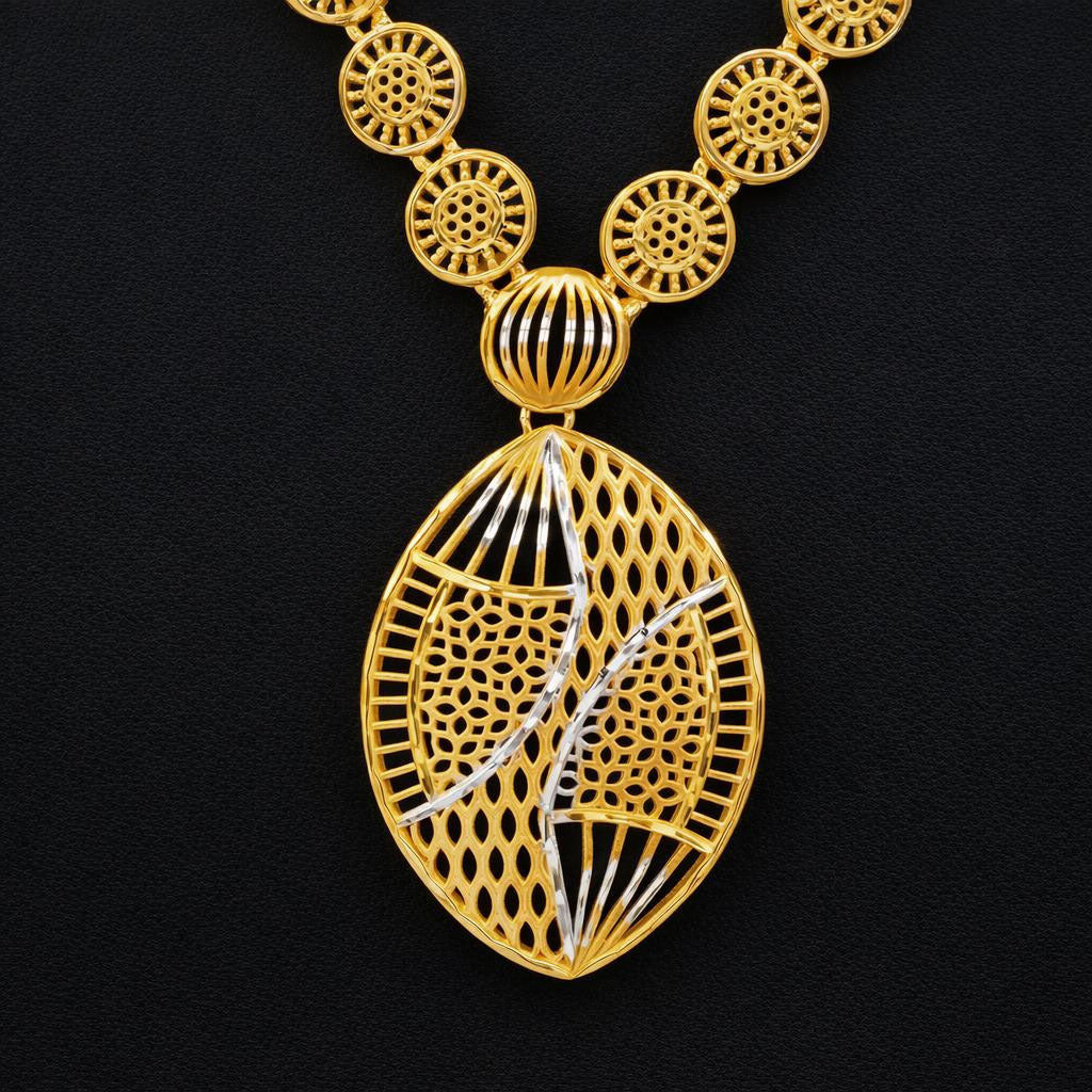 Rhodium Necklace PRGNM15-036