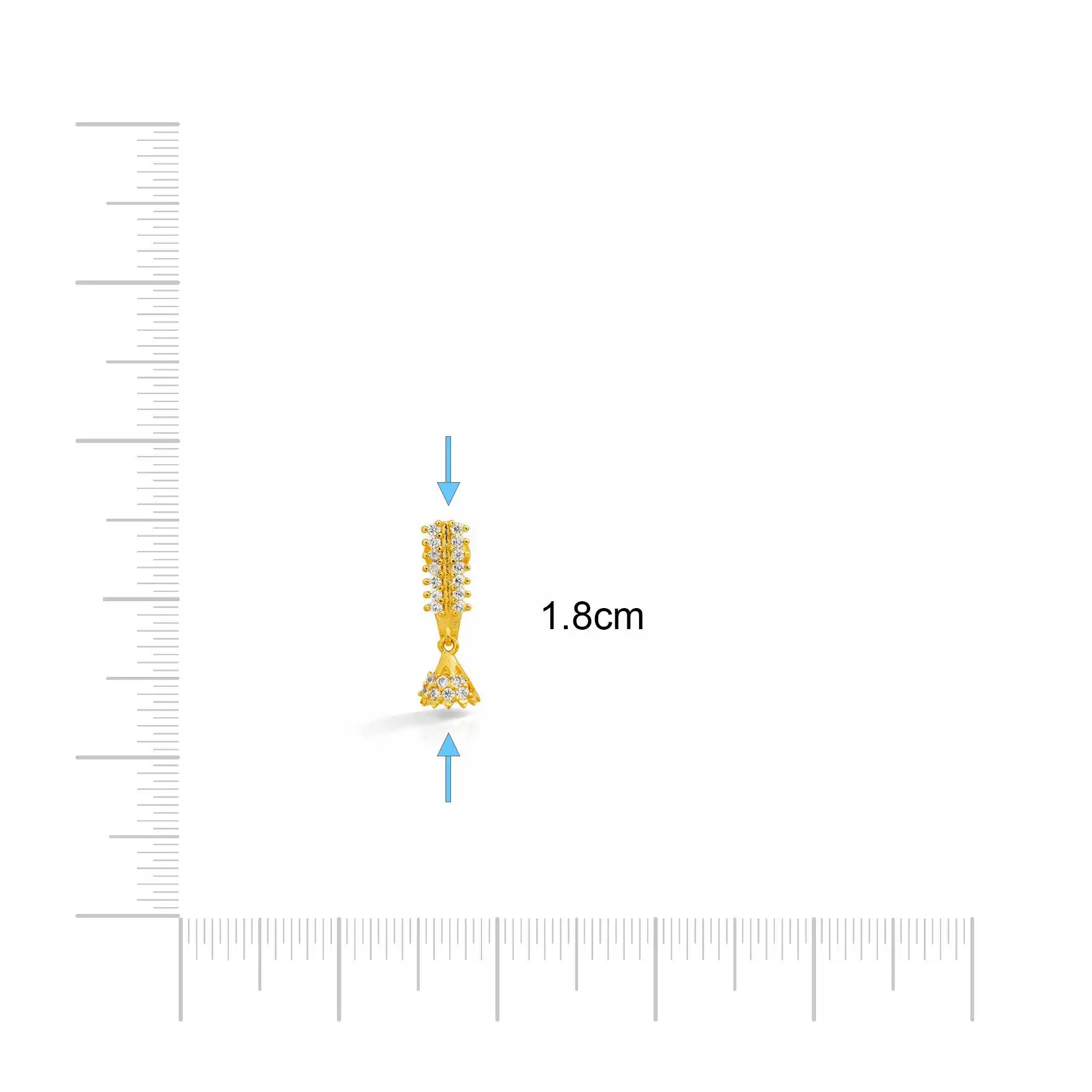 Hanging Stone Stud PSHST293W-041