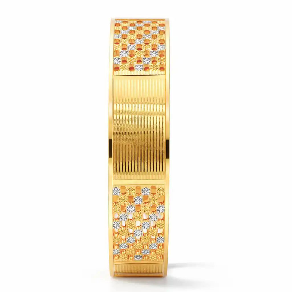 Rhodium Bangle PRGB34-003