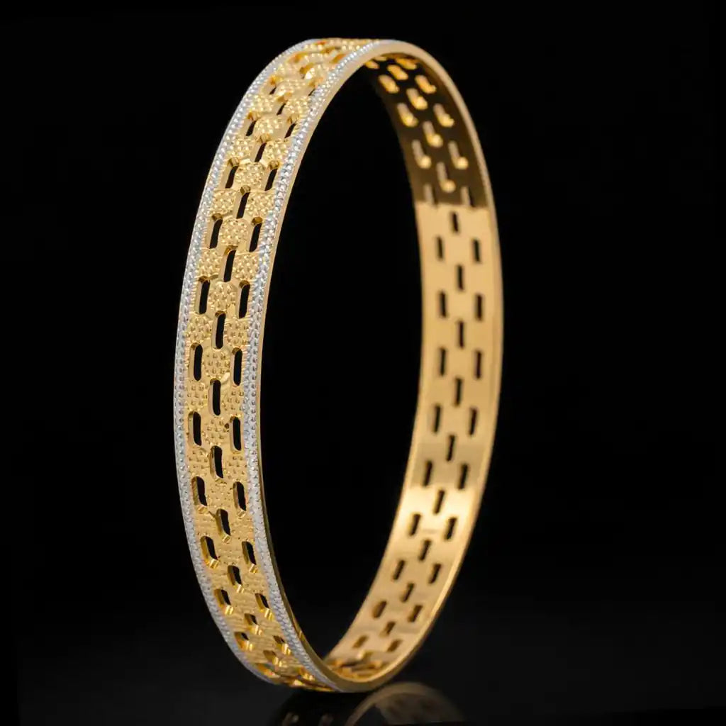 Rhodium Bangle PRGB95-032