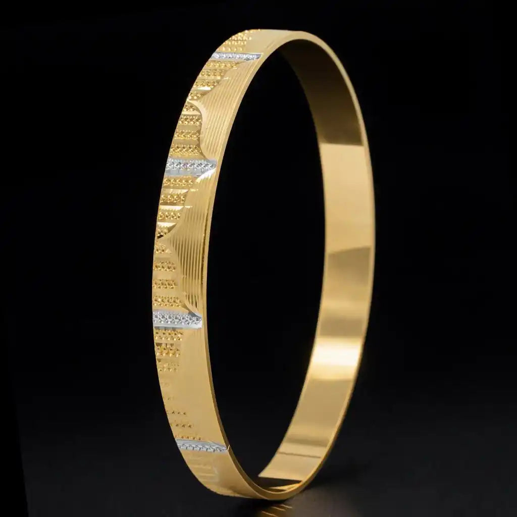 Rhodium Bangle PRGB262-091