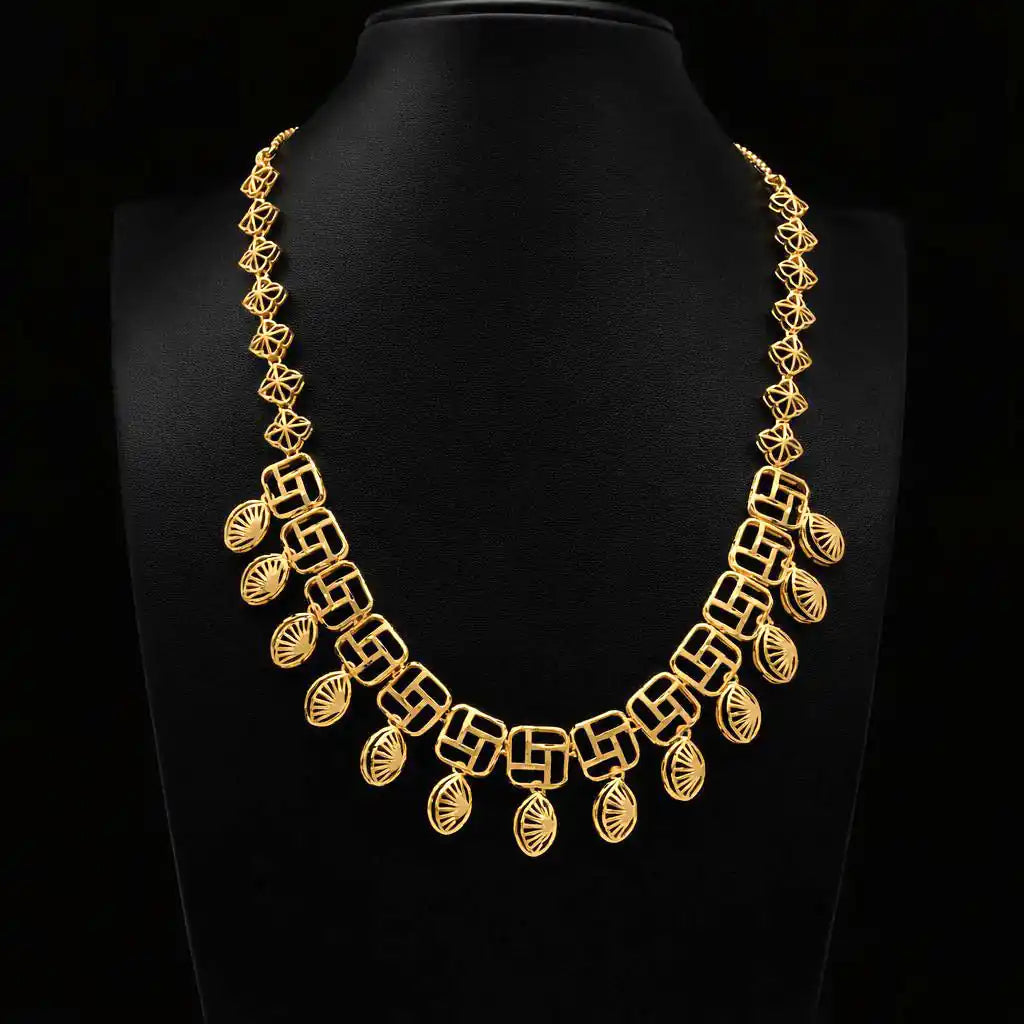 Gold Layered Necklace For Ladies