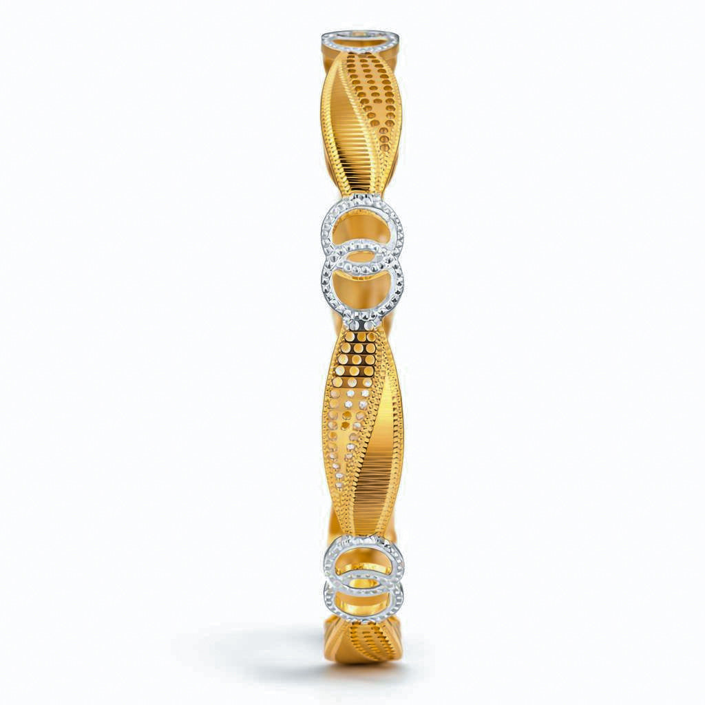 Rhodium Bangle PRGB218-091