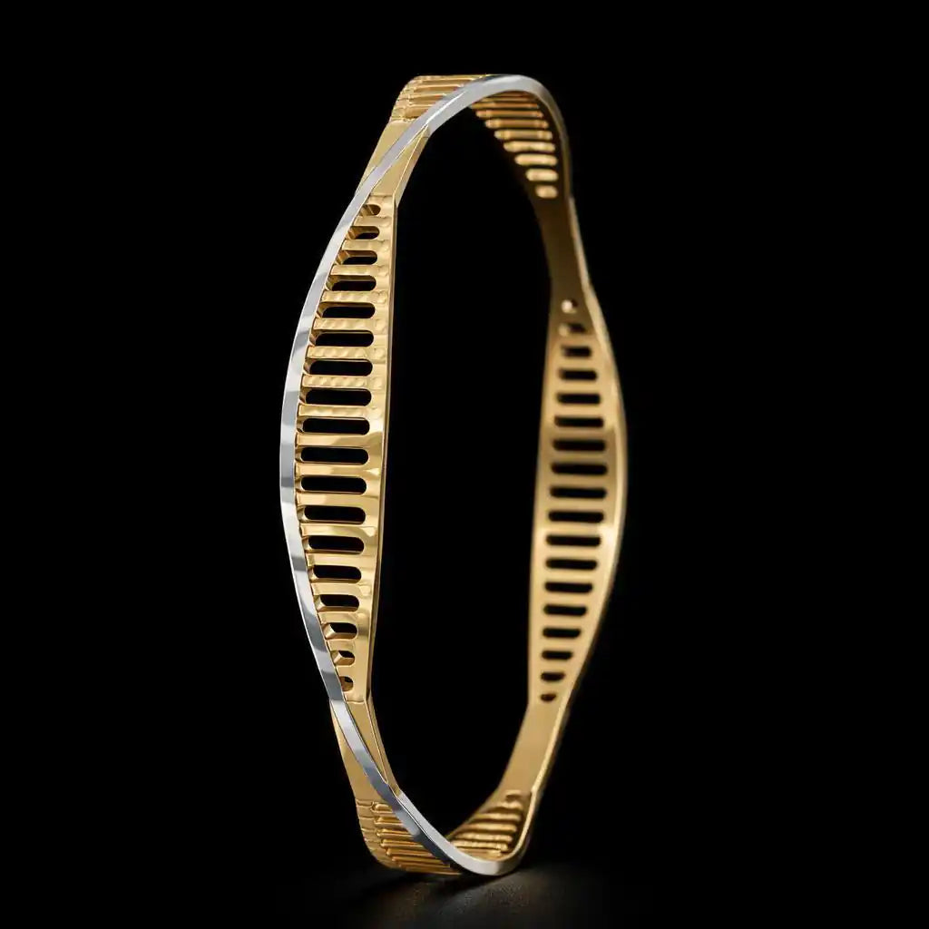 Rhodium Bangle PRGB277-091