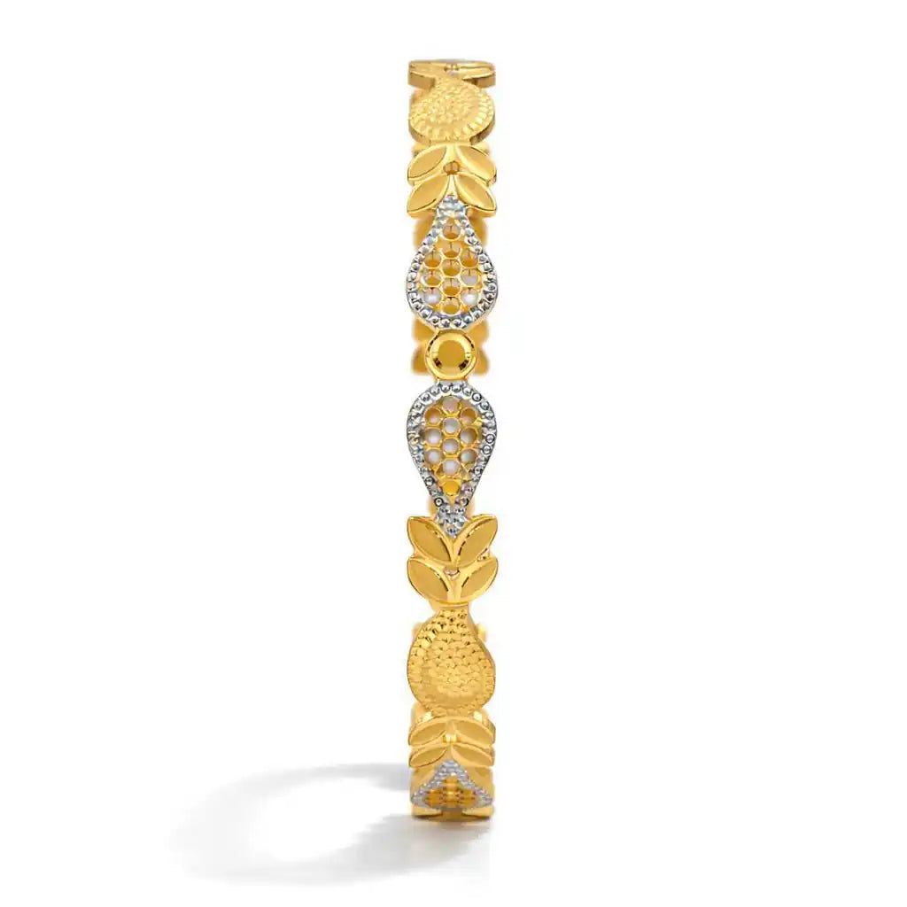Rhodium Bangle PRGB278-091