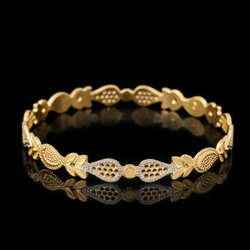 Rhodium Bangle PRGB278-091