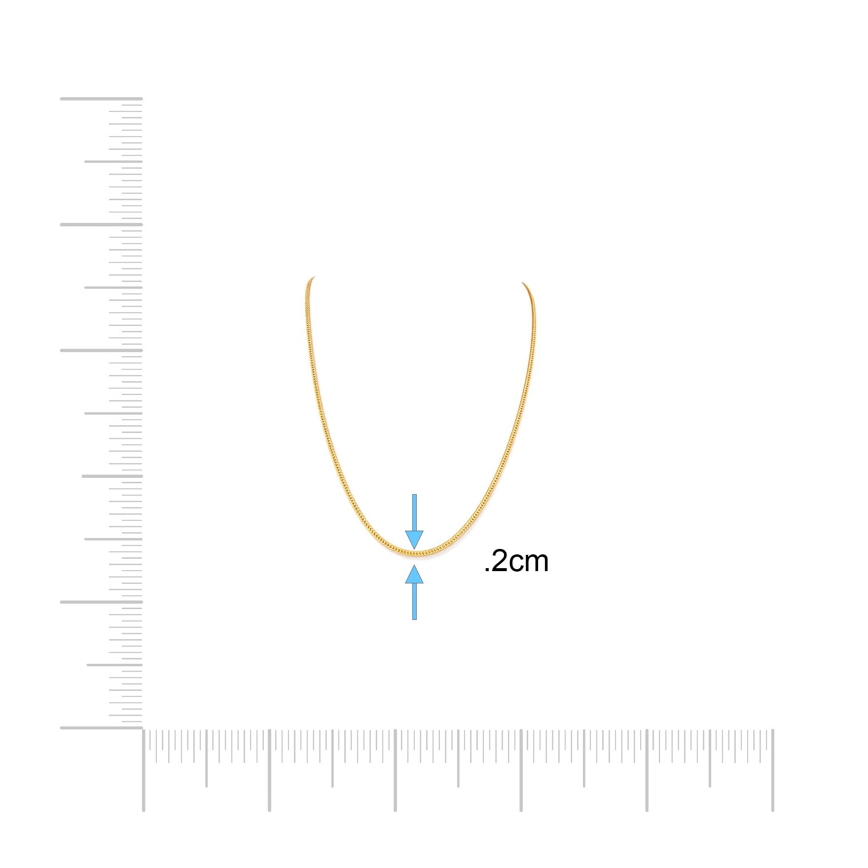 Gold chain PCM41-052
