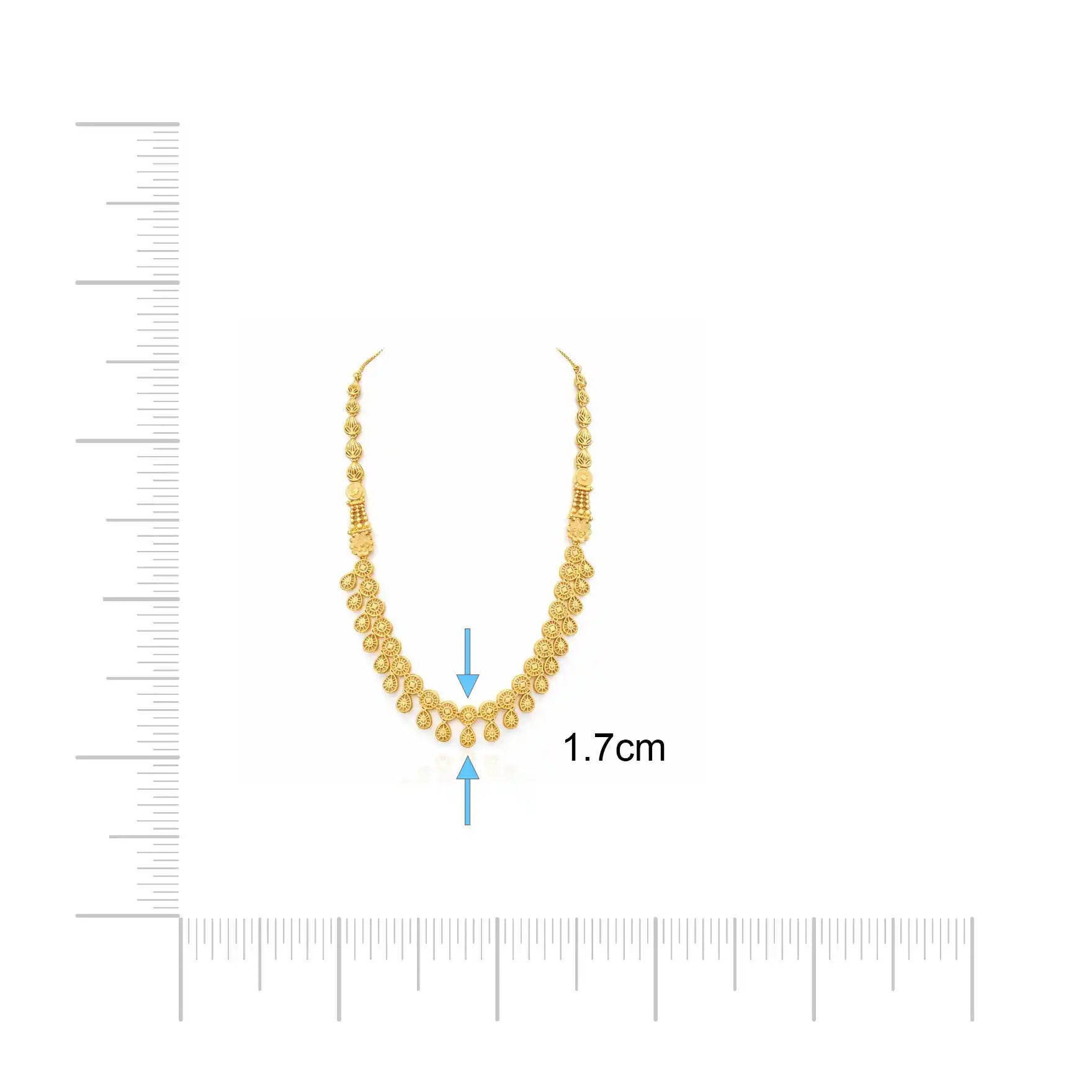 Golden Necklace medium PGNM18-085
