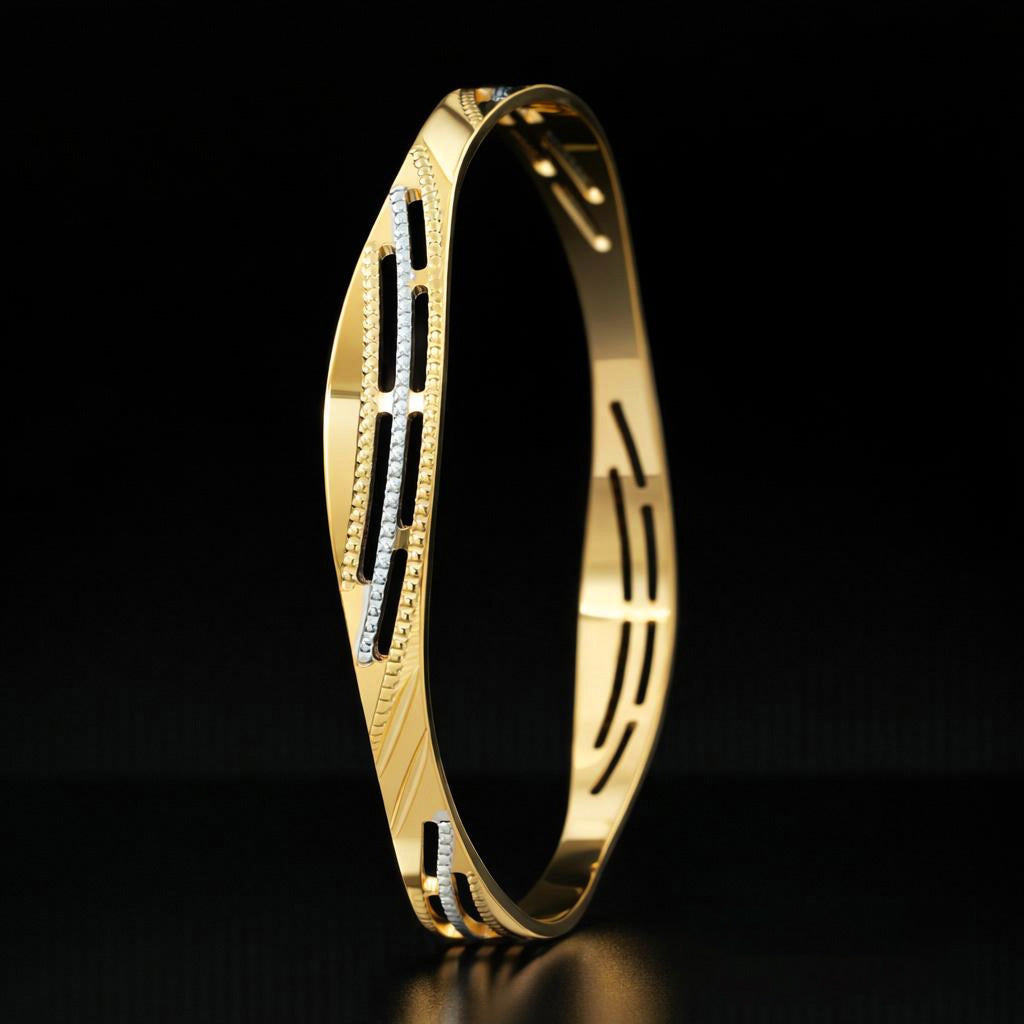 Gold Plated Bangle For Special Occasion.