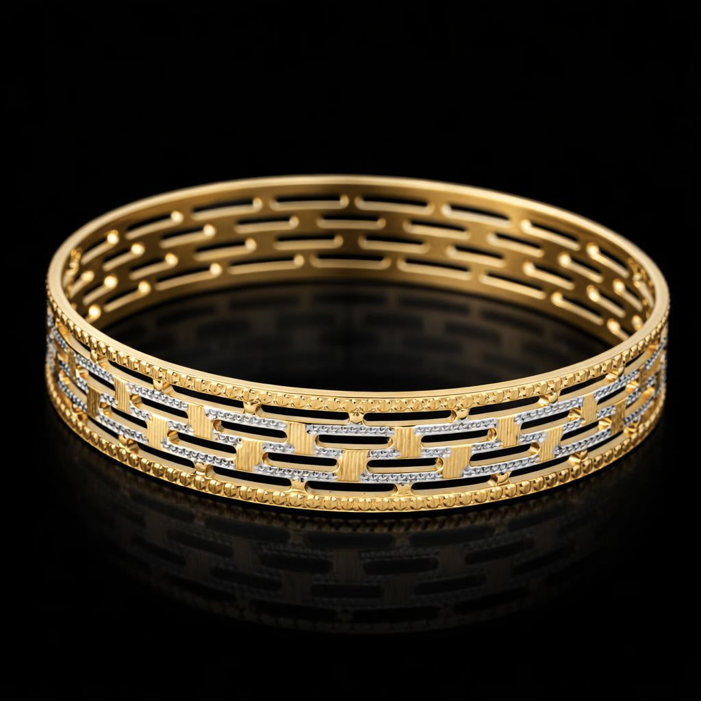 Rhodium Bangle PRGB126-062