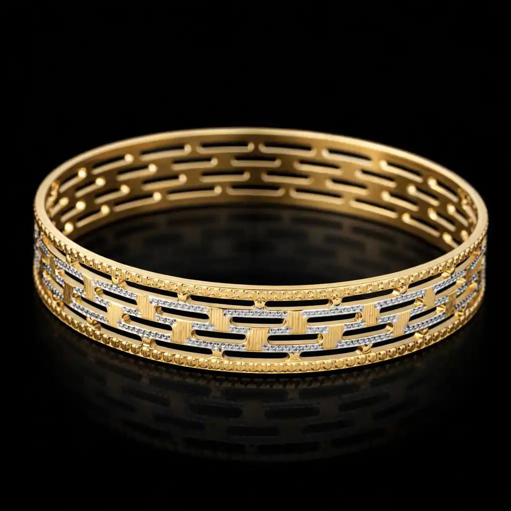 Rhodium Bangle PRGB126-062