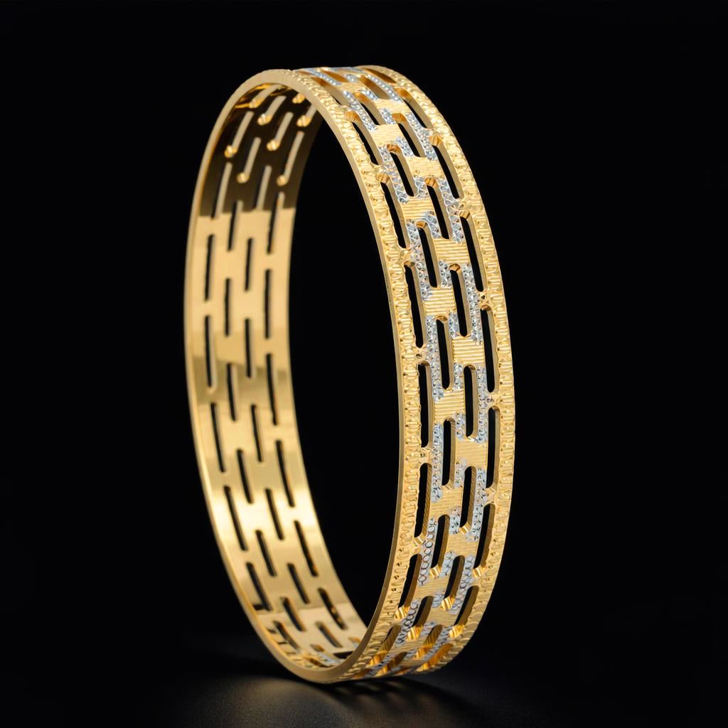 Rhodium Bangle PRGB126-062