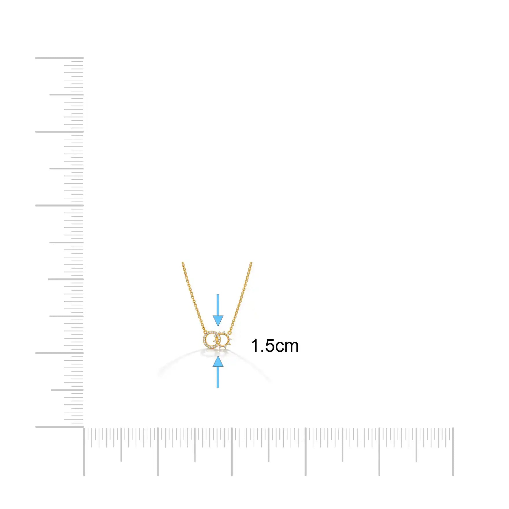 Stone Necklace PSNS120aW-053