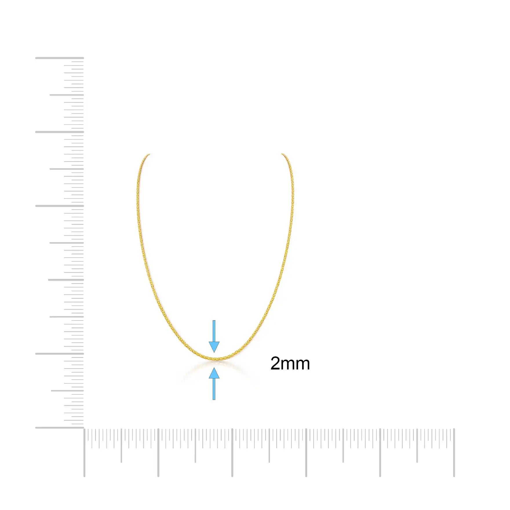 Gold Chain Millennium PCS35-093