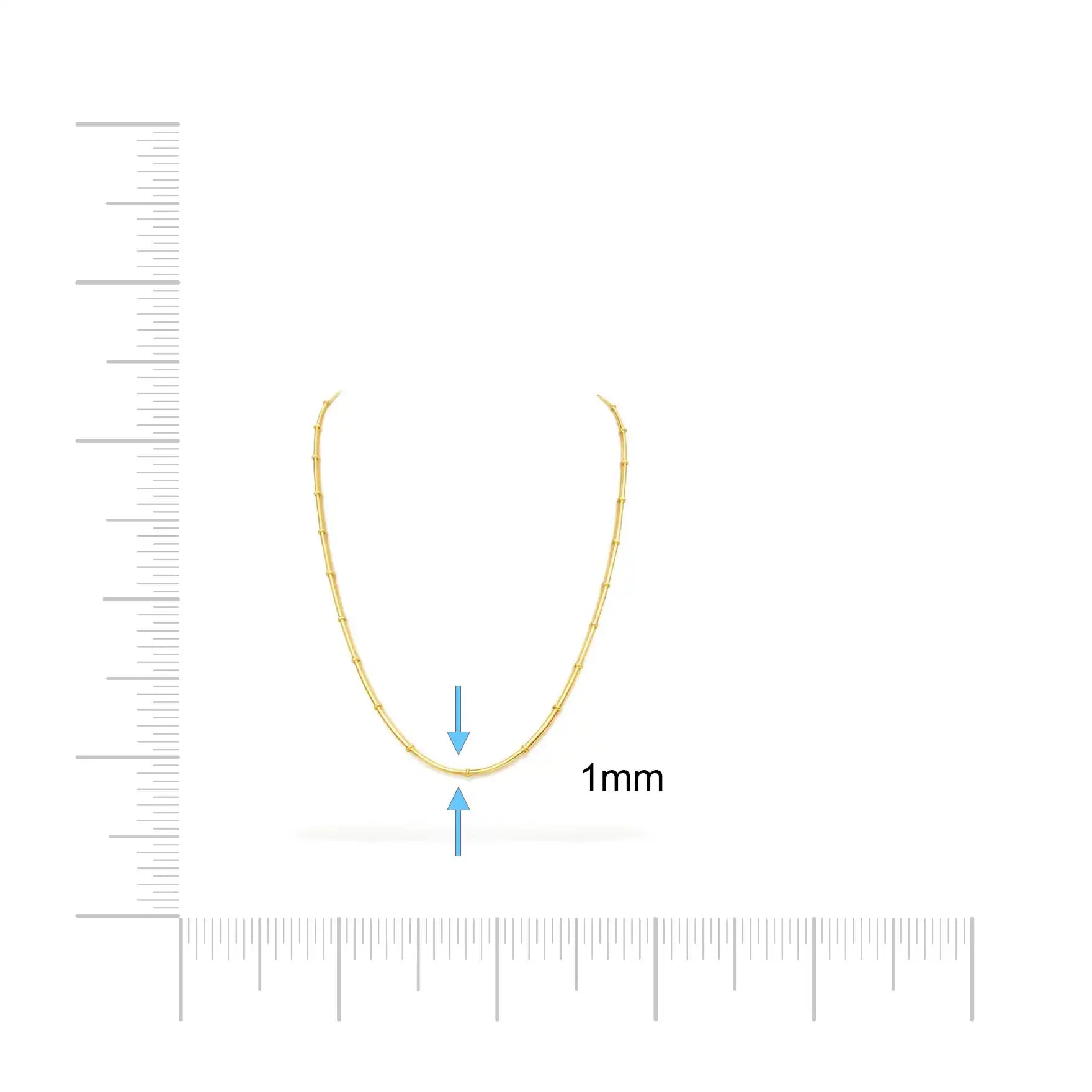 Gold millennium Chain PCM31-052