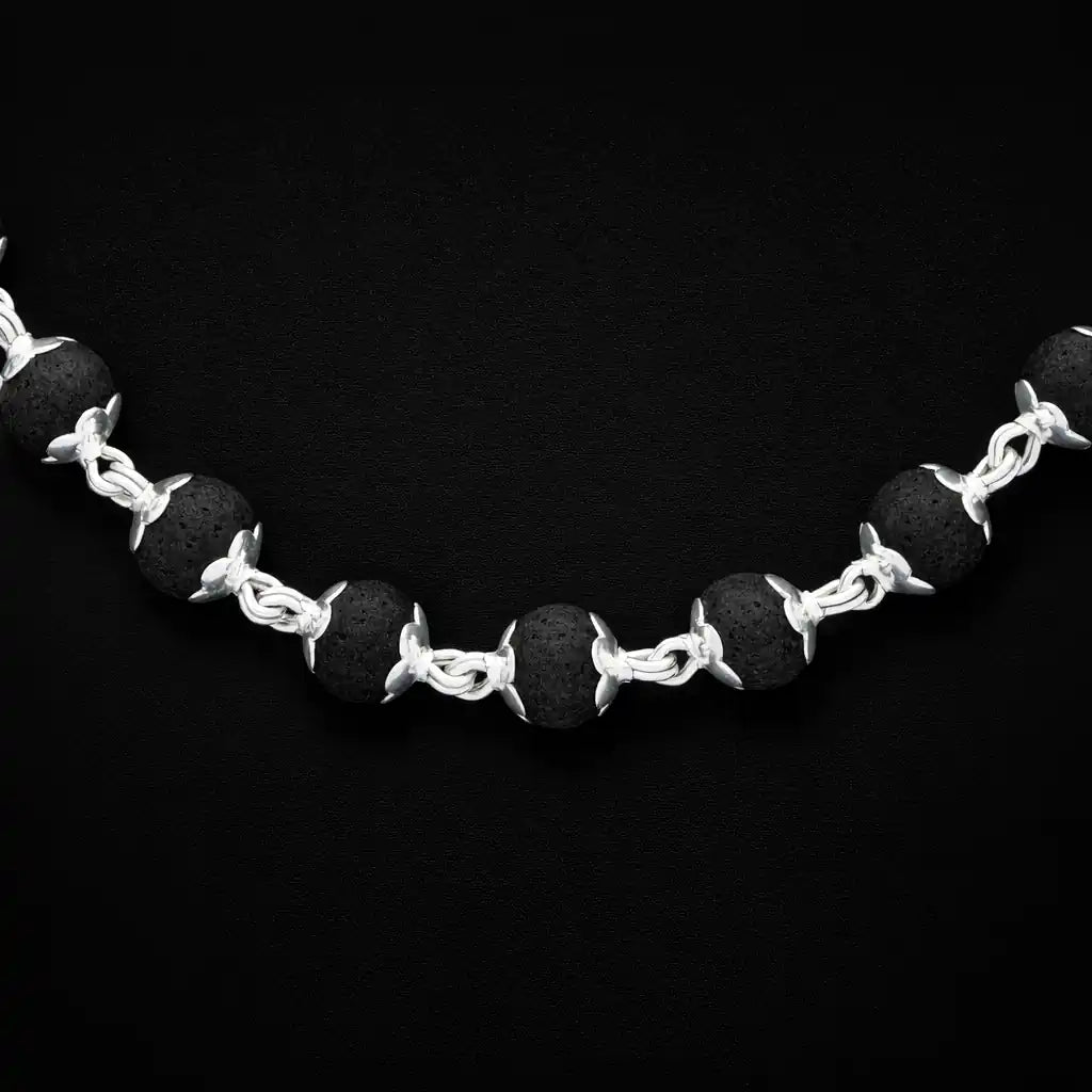 SILVER KARUNGALI CHAIN MSLKKC1C-058