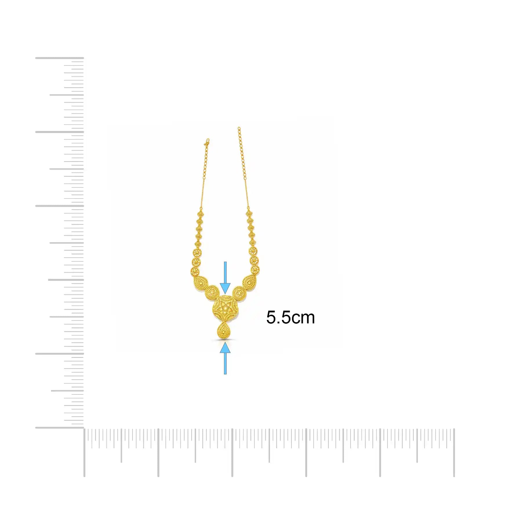 Golden Necklace PGNS37-085