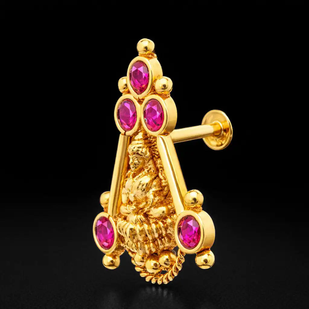 Geru Stone Necklace Short With Stud PSGRNSSR40R-0301, PSGRSTSR26R-002