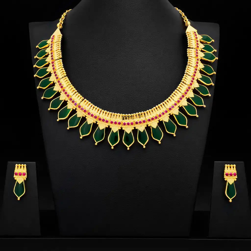 Stone Necklace Short With Stud PSPKRNG2-071, PSPKTNG15-081, PSPKNNG2-0441