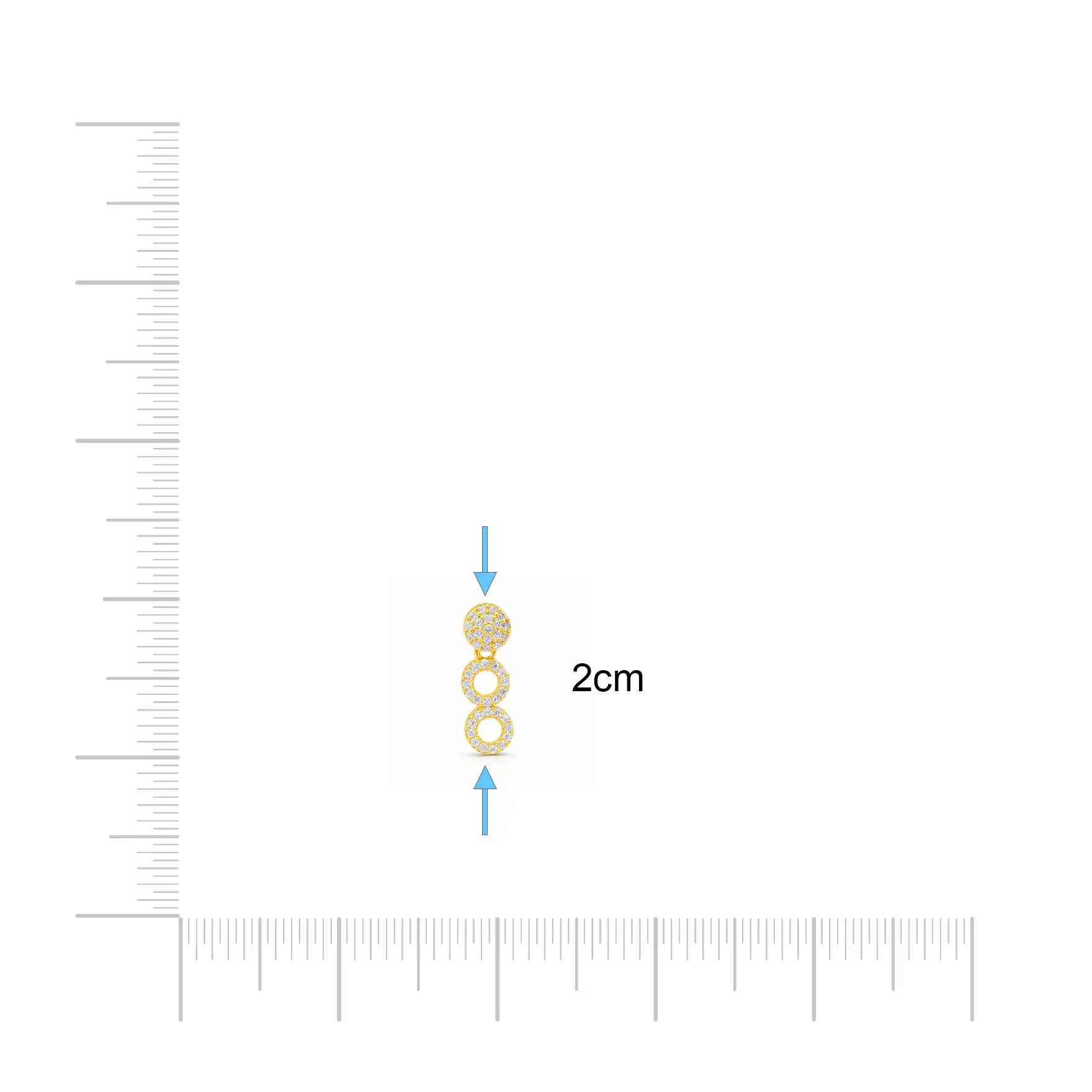 Hanging Stone Stud PSHST296W-041