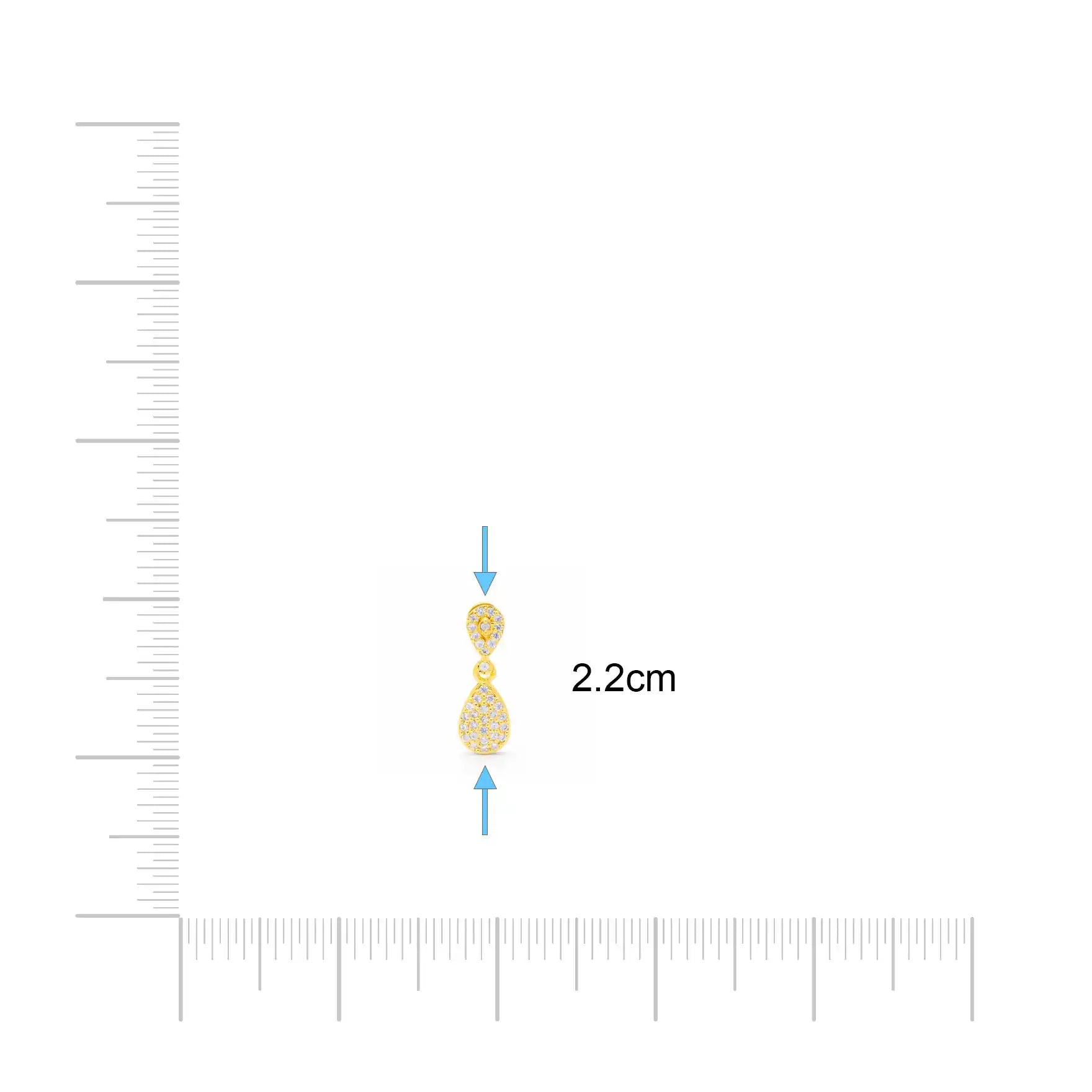 Hanging Stone Stud PSHST297W-041