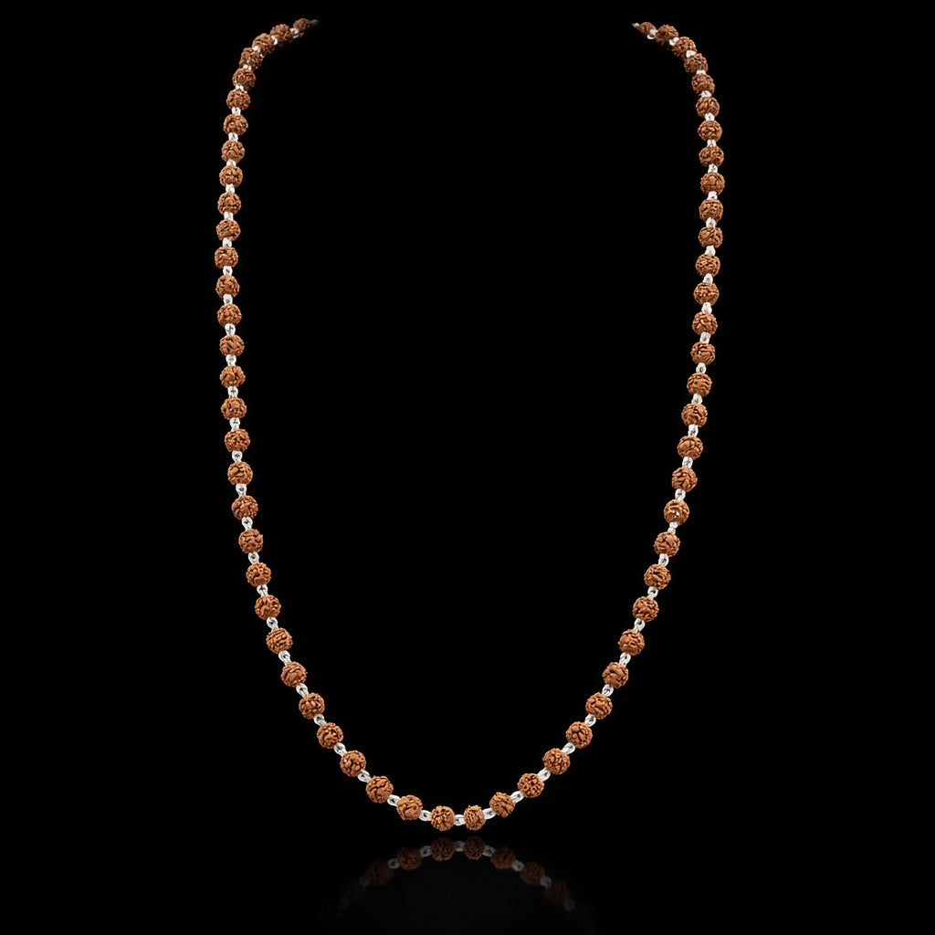 Silver Rudraksha chain MSLRUC1-008