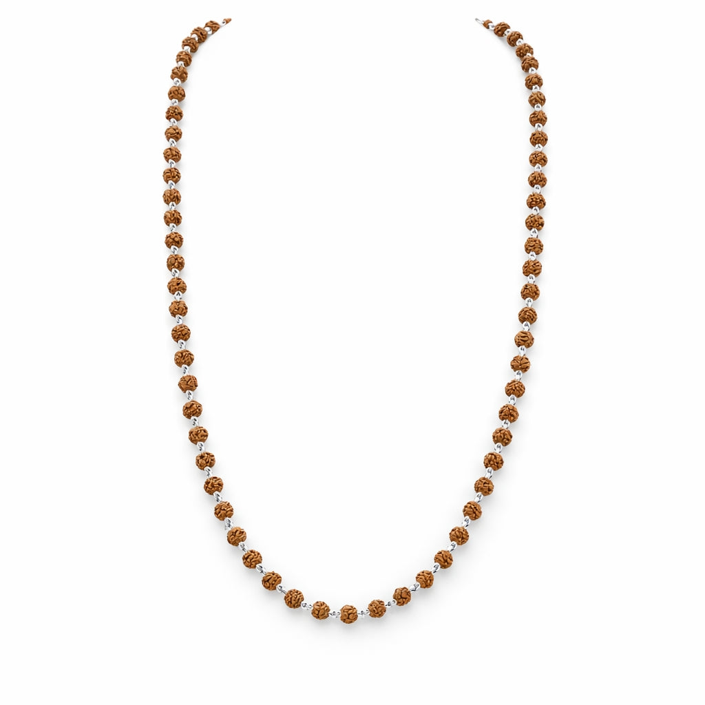 Silver Rudraksha chain MSLRUC1-008