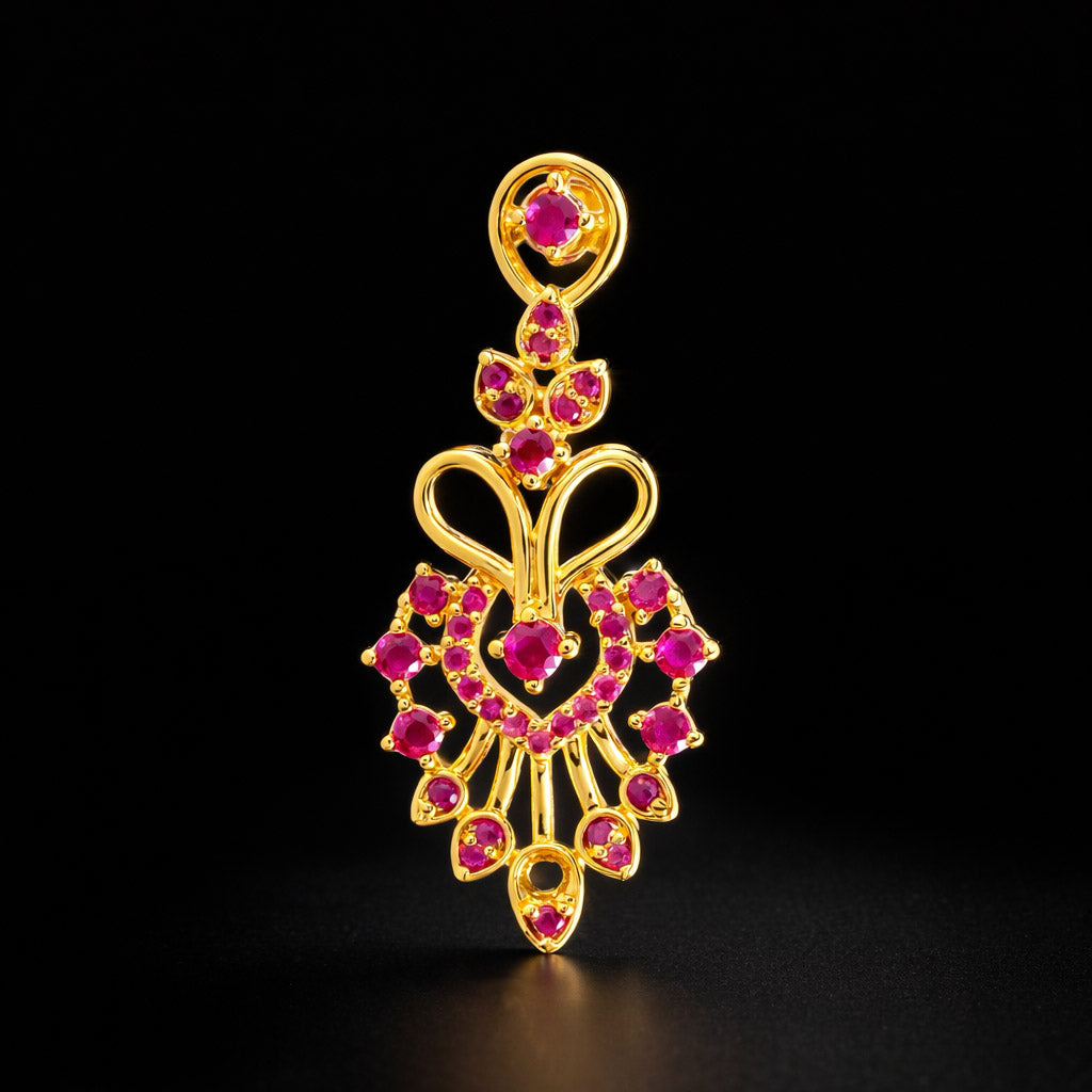 Premium Stone Necklace Short With Stud PMSNS11R-056, PMSHST52R-082