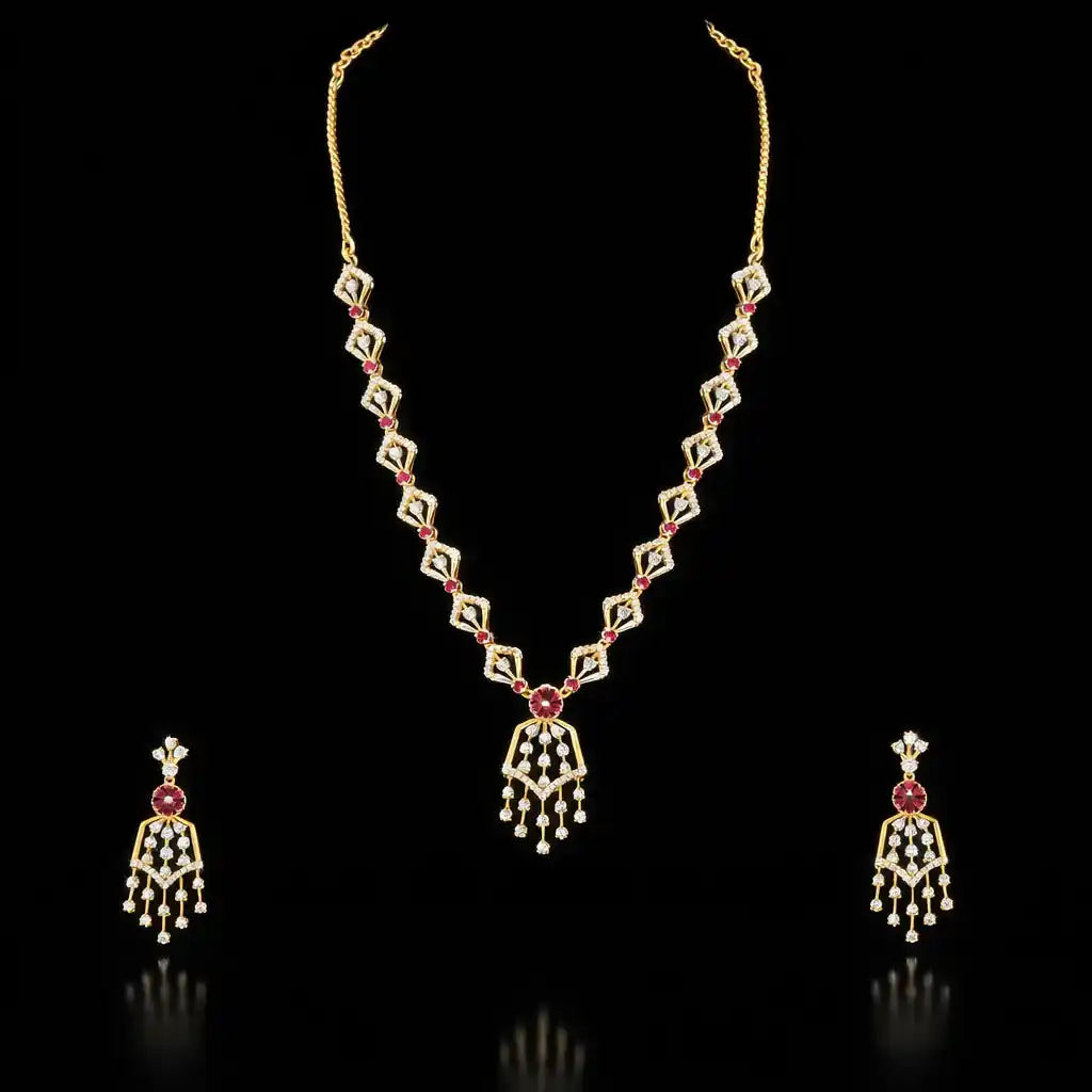 Stone Necklace PSNS135WR-035,PSHST165WR-061