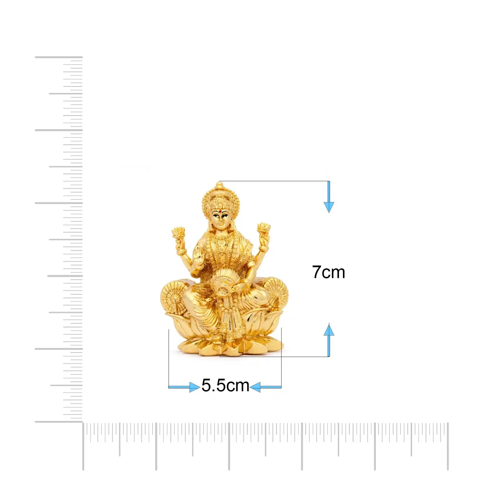 Lakshmi sitting on lotus PIDRGL40-003