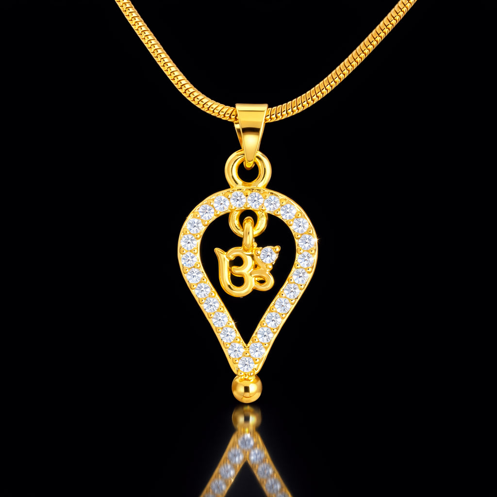 Gold Thali Pendant PSTLT69W-011