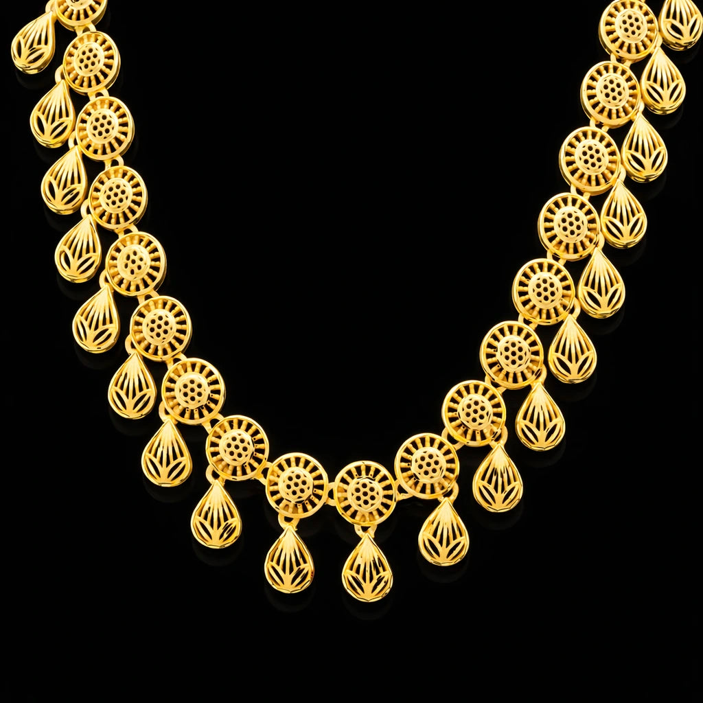 Golden Necklace medium PGNM17-085