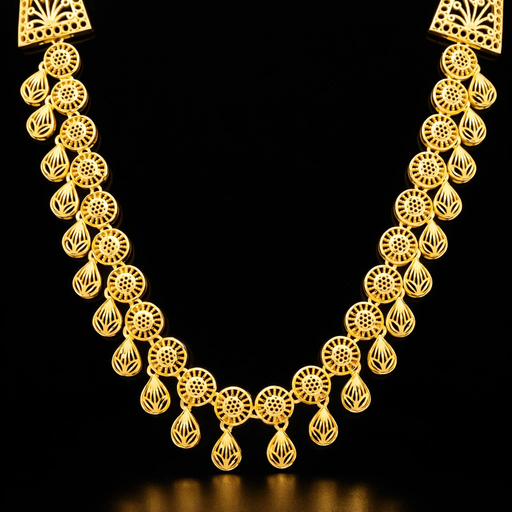 Traditional Indian bridal Turkish Necklace PGNM28-085