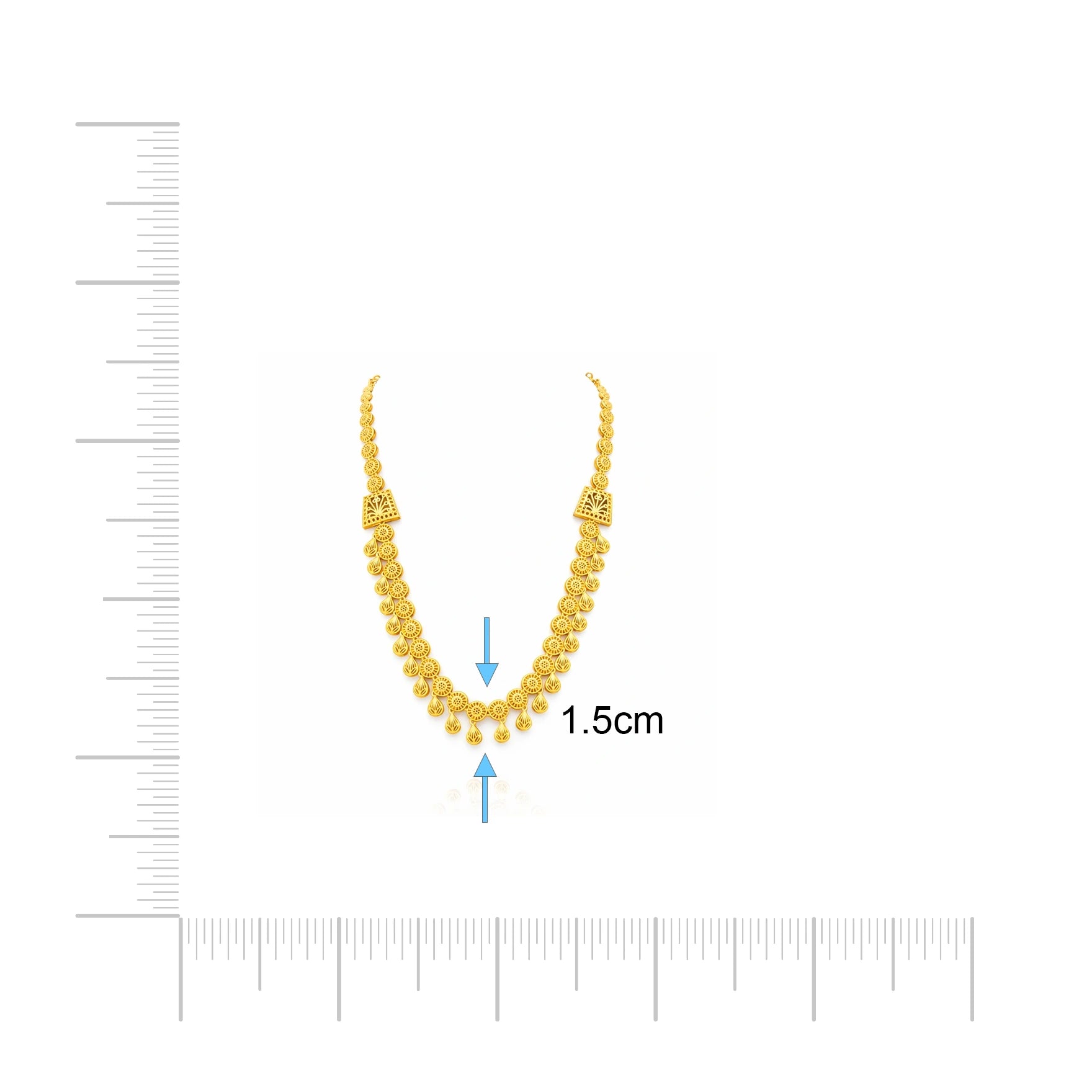 Traditional Indian bridal Turkish Necklace PGNM28-085
