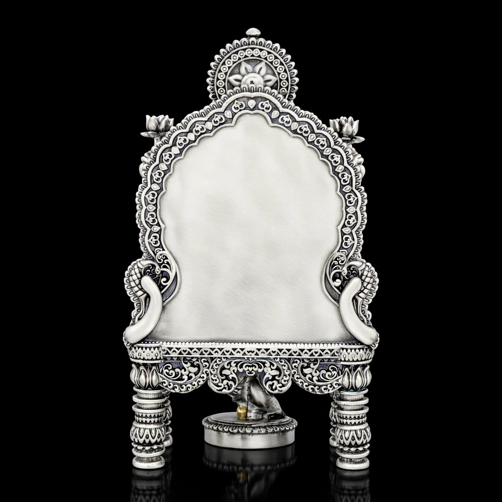 Silver finish Lakshmi Murti for Prosperity PIDRSL12-0061